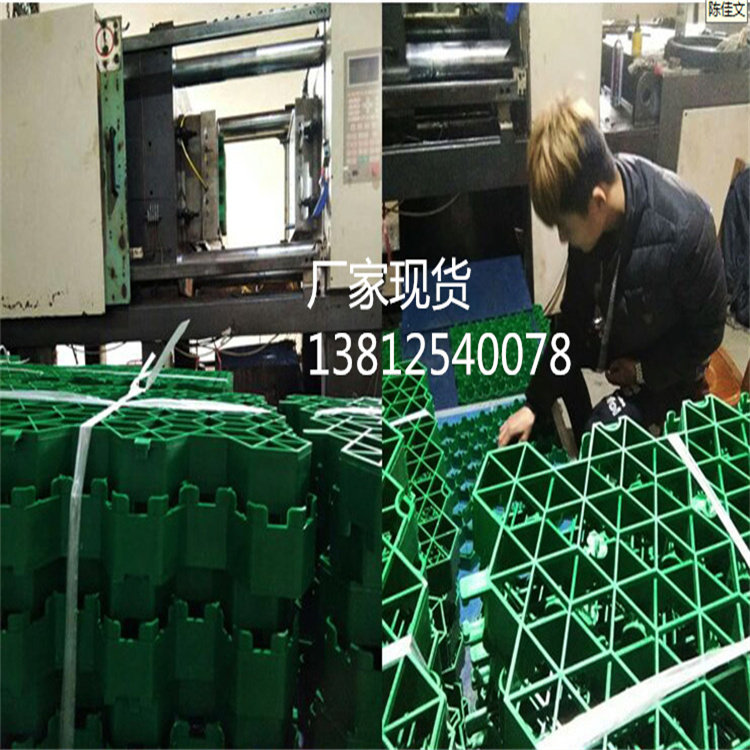 植草格连锁拉隔板加固厂家爱种植箱方形防护pvc植草砖花护栏人行