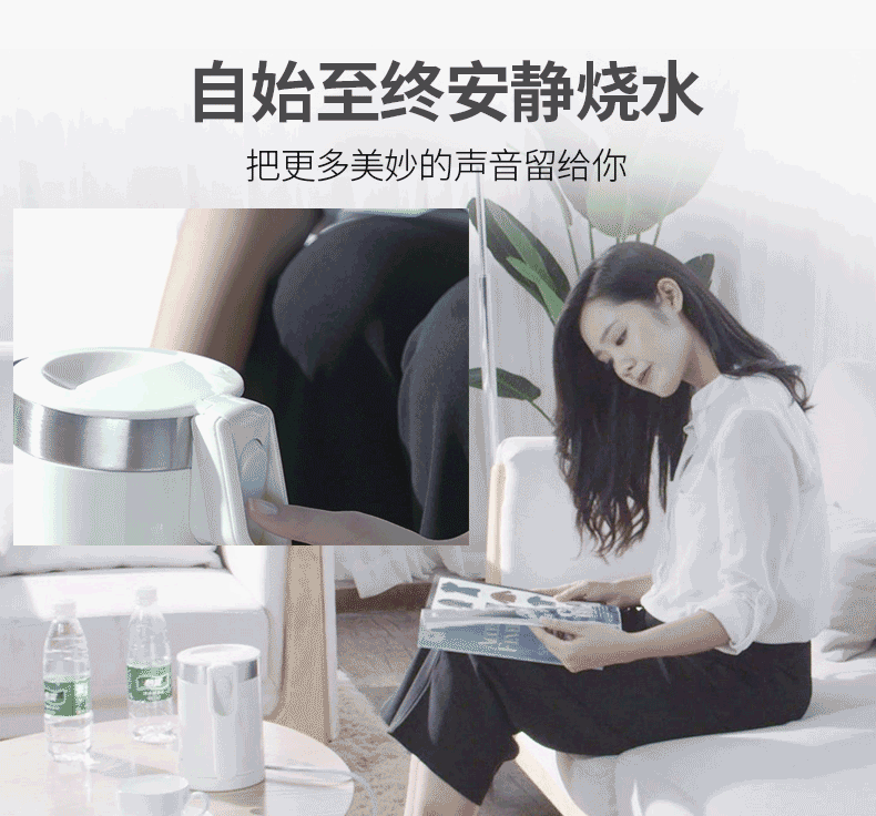 Grelide / Glide D0601 du lịch gấp điện ấm đun nước di động ấm đun nước nhỏ ký túc xá nhỏ đi công tác - ấm đun nước điện siêu điện nấu thuốc