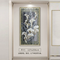 [Модель из чистой мозаики] 137×259 см, настоящая инкрустация, цвет рамы на ваш выбор