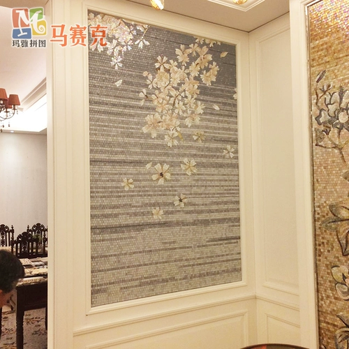 Бутик Hyundai Patoultry Mosaic стеклянный фоновый фона стена крыльца гостиная головоломка вырежьте индивидуальную машину бесплатную доставку