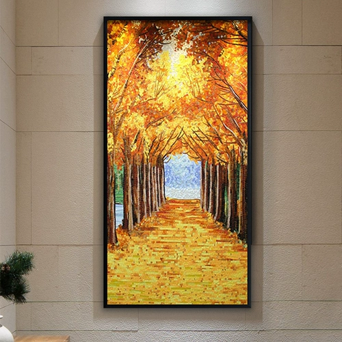 Golden Avenue Foine Wall Mosaic Puzzle Европейская в стиле гостиная ресторан