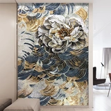 Простая современная мозаичная фона стена популярность телевизионная телевизионная крыльца стекло закварение головоломка