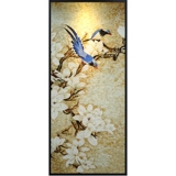 玛雅拼图 Индивидуальная крыльцо, цветок, птица и стеклянная мозаичная головоломка Фоновая наклейка на стенах