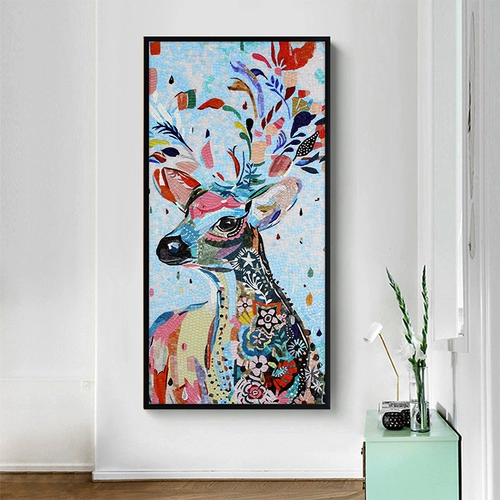 Разноцветная мозаика, современная и минималистичная инкрустация камня, делается под заказ