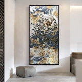 Простая современная мозаичная фона стена популярность телевизионная телевизионная крыльца стекло закварение головоломка