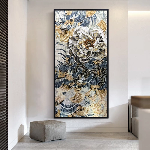 Простая современная мозаичная фона стена популярность телевизионная телевизионная крыльца стекло закварение головоломка