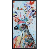 Разноцветная мозаика, современная и минималистичная инкрустация камня, делается под заказ