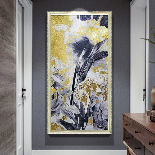 Золотая фольга стеклянная мозаичная плитка фоновая настенная крыльца проход с физическим европейским стилем мастерство роспись плитка