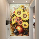 Мозаичная фоновая стена хрустальная стеклянная головоломка