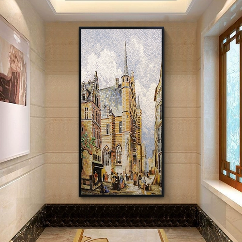 Стеклянный диван, мозаика на стену, делается под заказ