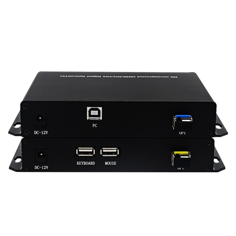 HDMI Fiber optic transmitter Uncompressed HDMI optical end machine HDMI Fiber extender with USB NS-HF400K