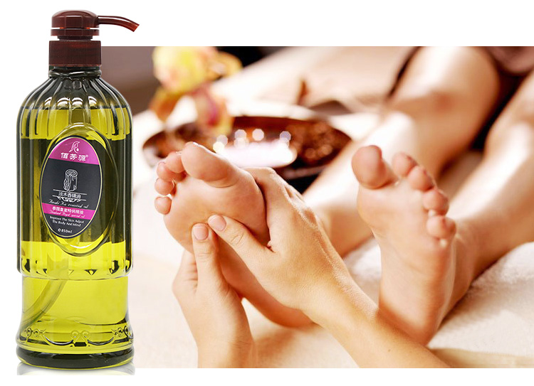 Dầu xoa bóp toàn thân Thái Lan Massage toàn thân Làm dịu da Mở dầu Beauty Salon Dầu Massage 850ml - Tinh dầu điều trị dầu phong