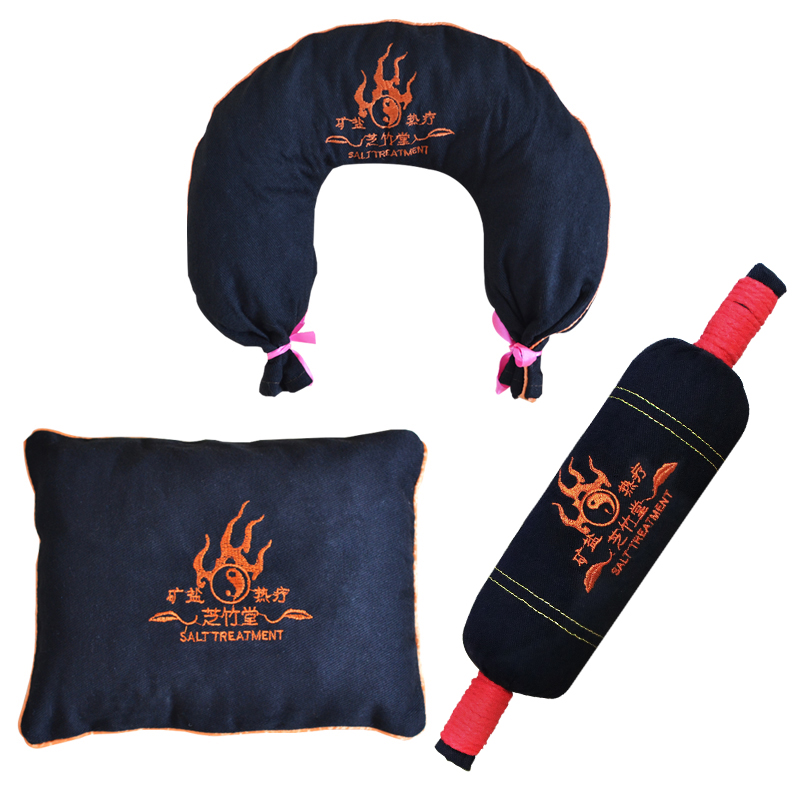 Zhi Zhu Tang Thermal Therapy Bag Mineral Salt Hot Compress Bag Waist Neck Medicine Salt Coarse Salt Square Bag U Type Pillow Roll Type Physiotherapy Bag