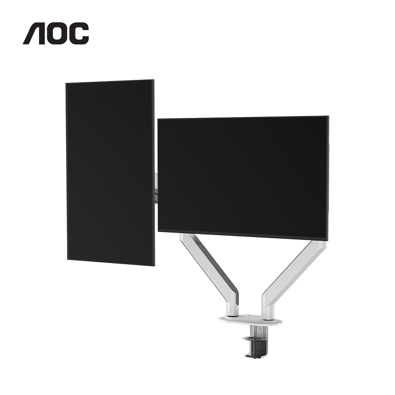 [USD 180.35] AOC Dual Screen Monitor Holder Rotating Desktop Lifting