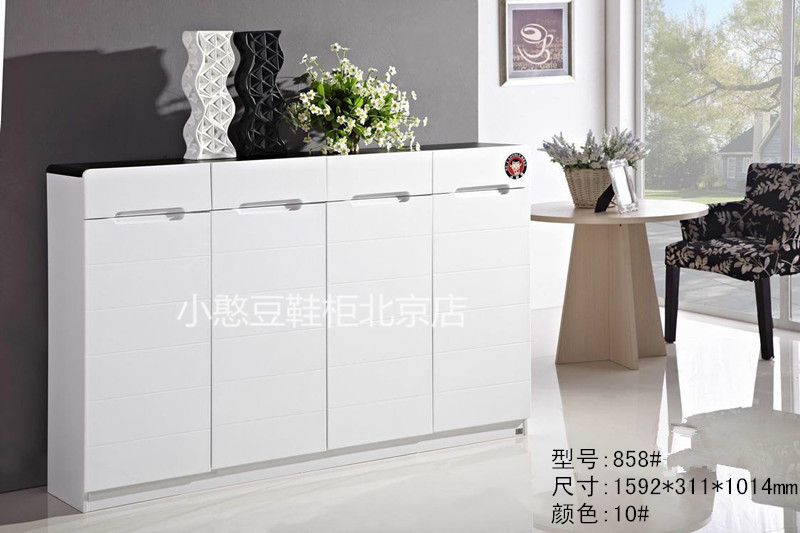 Counter chính hãng! Đặc biệt cung cấp đơn giản sơn giày tủ nhỏ thận đậu X856 X857 X858 nội thất màu trắng tủ