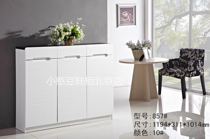 Counter chính hãng! Đặc biệt cung cấp đơn giản sơn giày tủ nhỏ thận đậu X856 X857 X858 nội thất màu trắng tủ