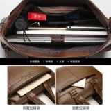 路易贵族 Барсетка, маленькая сумка клатч, ноутбук, сумка на одно плечо, бизнес-версия, из натуральной кожи