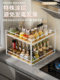 Kitchen Spice Rack Corner 2026 New Model Multifunctional 90-Degree Countertop Corner Spice Storage and Placement