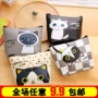 Phiên bản tiếng Hàn của phim hoạt hình ví tiền xu sinh viên khóa kéo mèo móc túi mini dễ thương lưu trữ tiền xu nhỏ ví nữ ví mini nữ