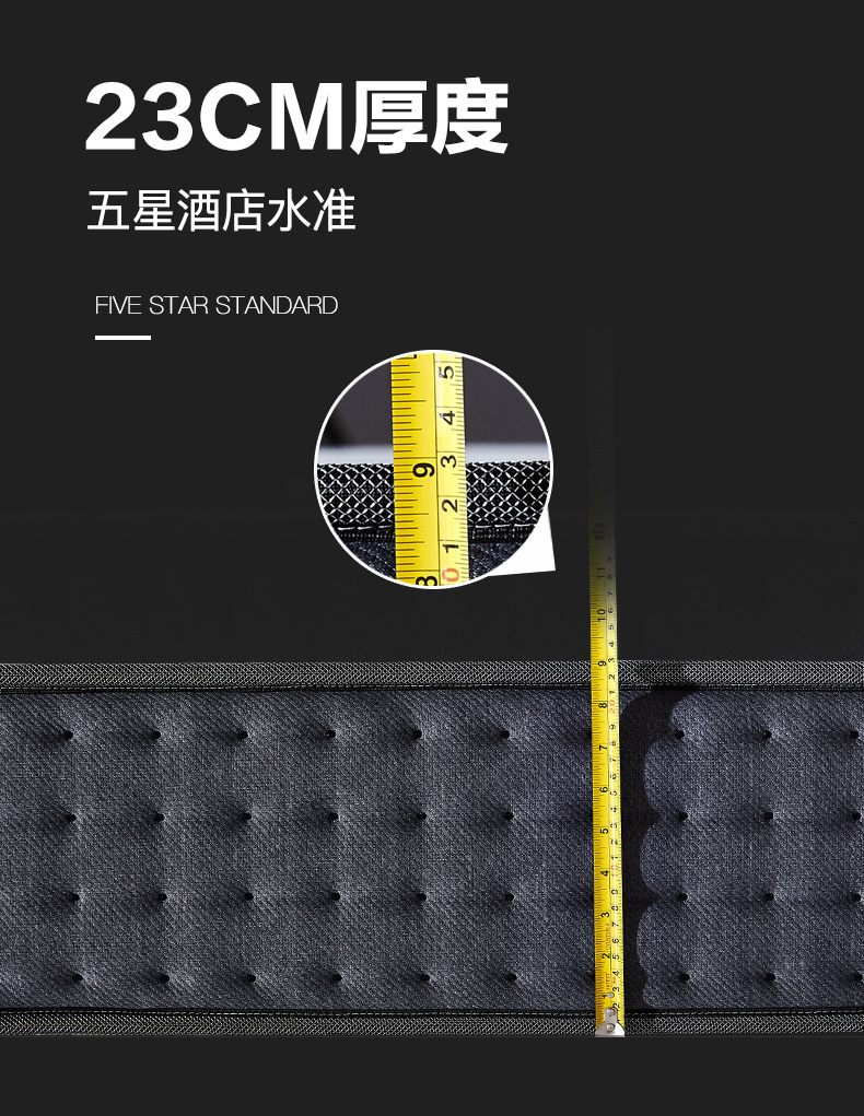 Nệm lò xo Simmons 1.8m nệm cao su nhập khẩu tự nhiên 1,5 m nệm mềm và vừa phải - Nệm nệm