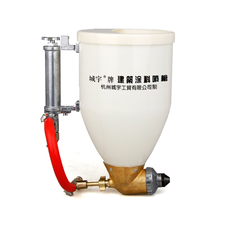 Cement sand real stone paint spray gun large-caliber rock chip sprayer latex paint batch soil paint spray gun exterior wall
