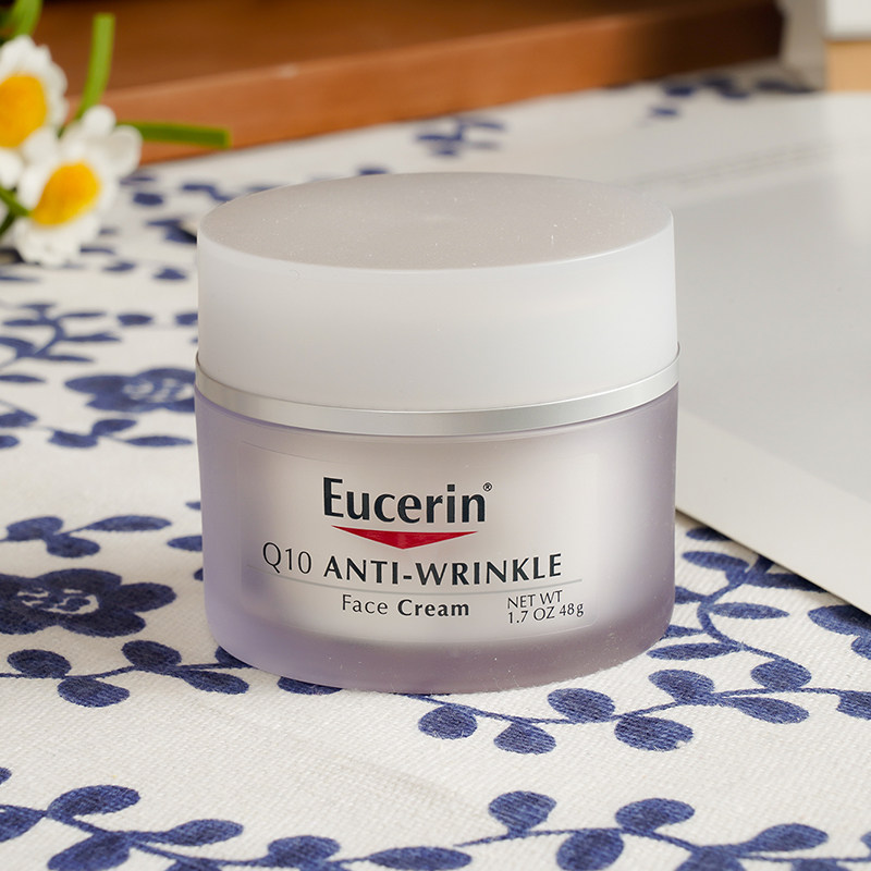 American EucerinEUCERIN coenzyme Q10 face cream moisturizes and moisturizes antioxidant sensitive muscle 48g daily