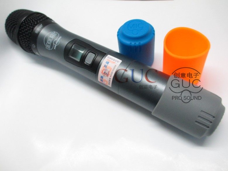 Wireless microphone protective sleeve microphone protective sleeve anti-fall sleeve anti-shock tail cover rear sleeve tail sleeve