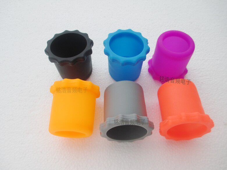 Wireless microphone rear cover protective sleeve rear sleeve rear sleeve rubber cover rear cover shock-proof protective sleeve