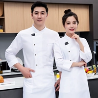 Белый лонгслив, фартук