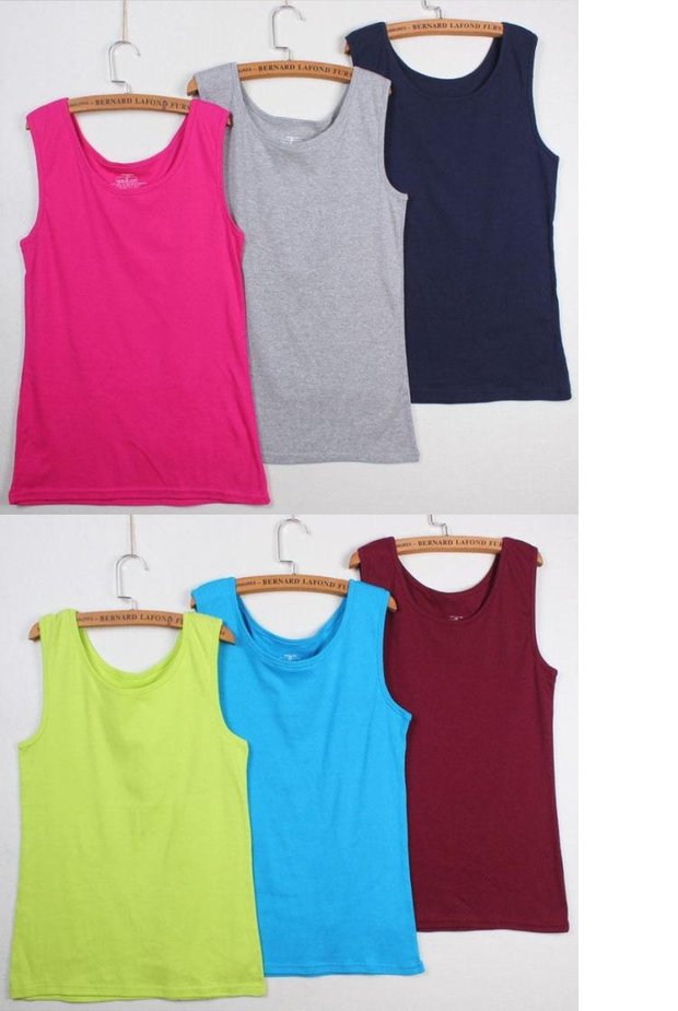 Áo thun cotton nữ rộng ngang vai cộng với phân bón tăng số áo thun rộng đáy áo 200 kg béo không tay áo vest nữ hàn quốc