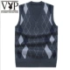 Playboy nam cộng với nhung dày trung và áo len tuổi già cha vest nam dệt kim len vest vest cũ