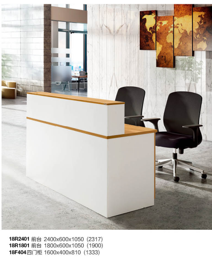 Desk chair combination minimalist modern staff table working table four persons office table with table screen table iron frame table