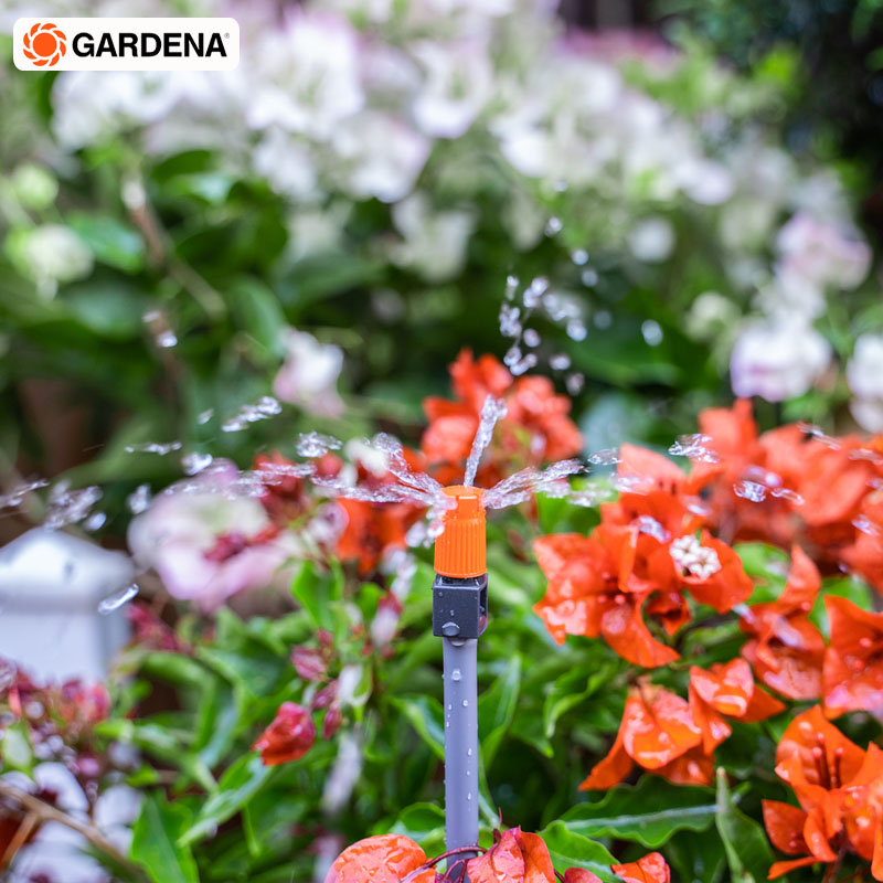 German GARDENA Gardiner with 8320 tube end small area watering nozzle micro drip irrigation system