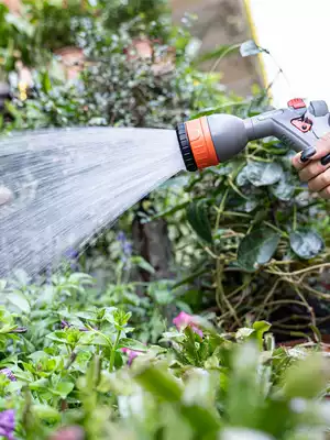 German imported GARDENA Gadina family multi-function four spray nozzle gardening shower sprinkler water gun 18343