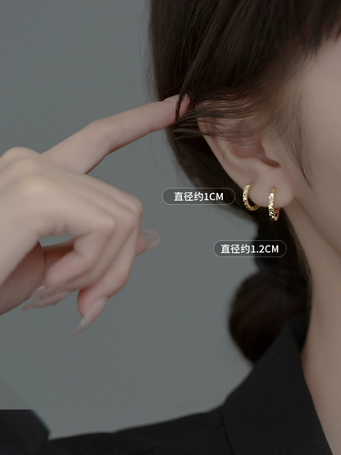 Летние свежие милые серьги, серебро 925 пробы, японские и корейские, в корейском стиле