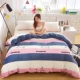 Coral quilt cover đơn mảnh mùa thu và mùa đông dày quilt cover quilt cover sinh viên duy nhất đôi flannel quilt cover 1.5m1.8