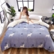 Đôi dày chăn ấm mùa đông cashmere flannel Coral áp dụng duy nhất mảnh đặt phần tư xuống chăn - Quilt Covers chăn ga forever