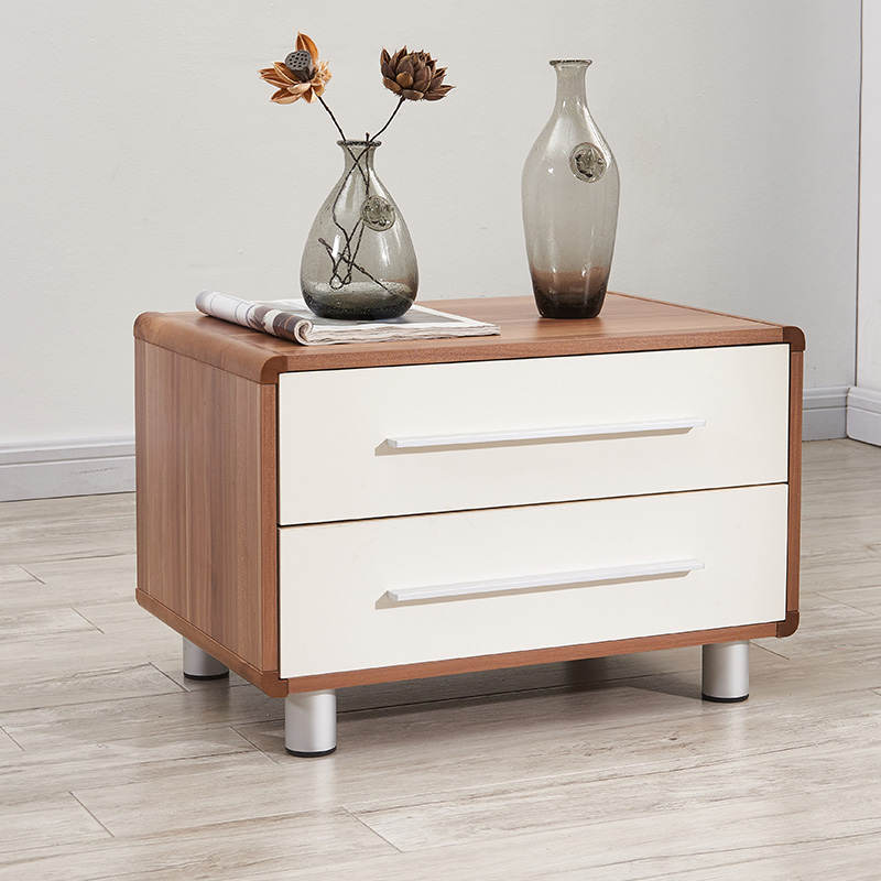 a home furniture bedroom bedside table solid wood small bedside table Chinese log bedside table drawer storage FA030 clear