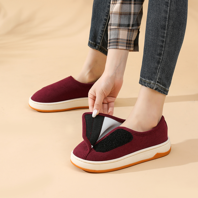 Shoes for the Elderly with Thumb Valgus, Wide and Fat Feet, Shoes for Mothers with Large Bones and High Insteps, Post-Surgery Recovery, Home and Outdoor Wear, Shoes for Swollen Feet