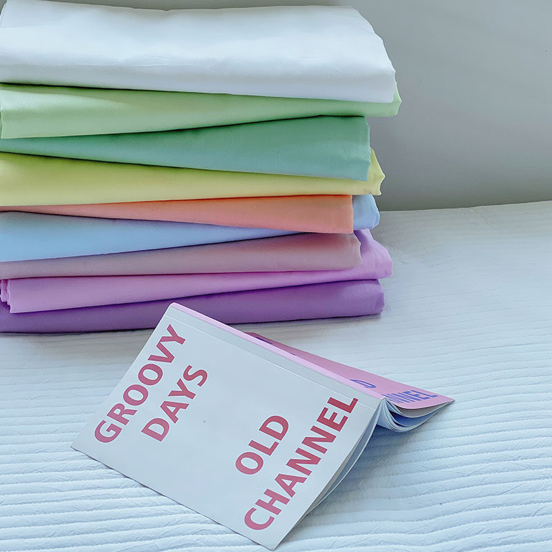 hohowhome Macaron Color Separate Bed Bed with 40 pure color - lined macaroni