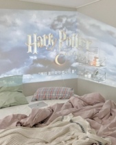 ins the same beige cotton quilt cover girl heart bedroom transformation single product bed sheet pillowcase solid color simple homemade