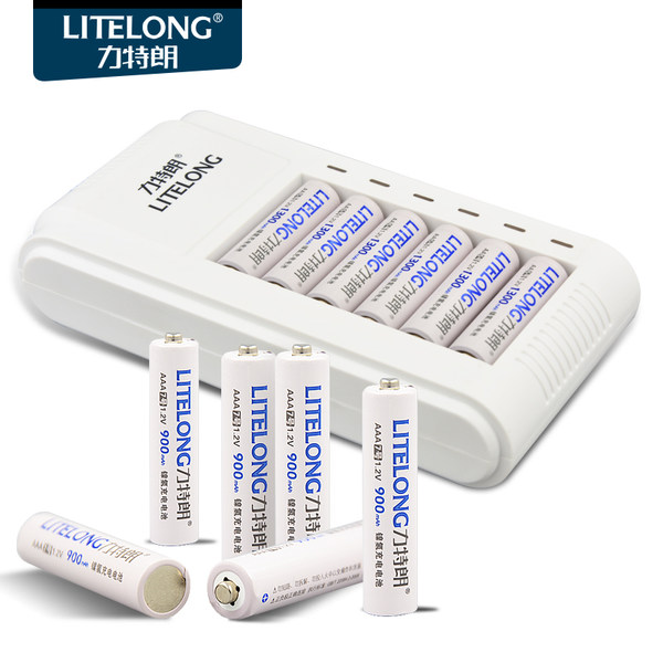 力特朗 5号、7号充电电池各6节+充电器套装 天猫优惠券折后￥24.9包邮（￥29.9-5）