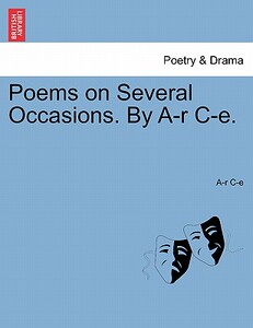 【预售】Poems on Several Occasions. by A-R C-E.