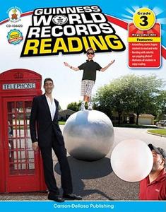【预售】Guinness World Records Reading, Grade 3