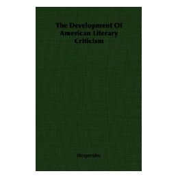 【预售】The Development of American Literary Criticism