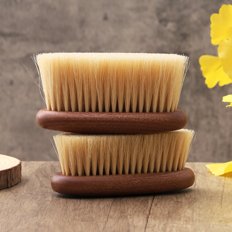 Pure White Wool Clothing Care Brush, All Solid Wood, for Cashmere and Wool, Anti-Pilling, Dust Removal, and Special Care for Coats