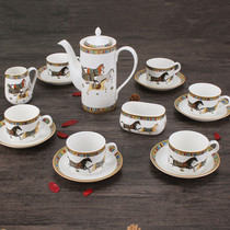  Ceramic Coffee Cup Suit Eurostyle 15 Head Coffee Cup Saucer Suit British Lower Afternoon Tea Black Tea
