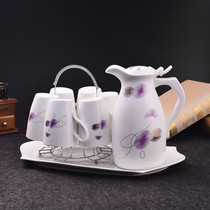 2018 New Ceramic Water Kit Creative Cold Kettle High Temperature Resistant Home Cool Kettle Suit Cups European-style