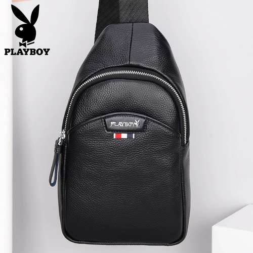 Playboy, нагрудная сумка, сумка через плечо для отдыха, 2020, из натуральной кожи