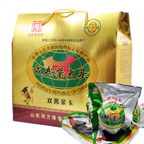 Shandong Heze specialty Chengwu Hong Fangyuan sauce Big head double sauce gift box Pickles 260g gift box